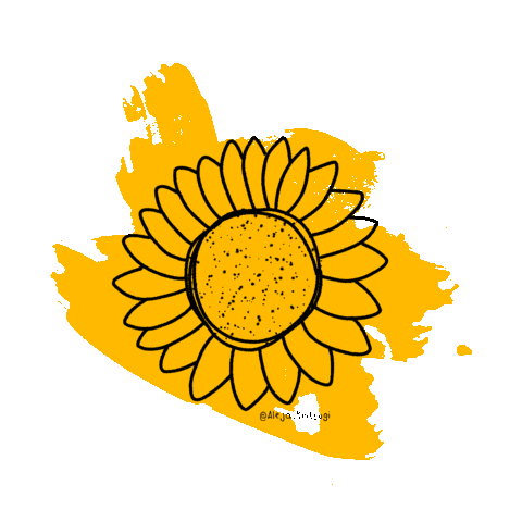 Flower Sun Sticker