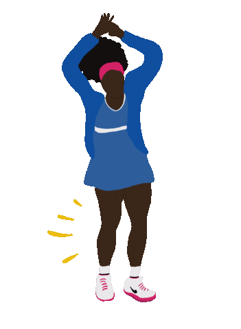 Serena Williams Dancing Sticker by Jake Martella
