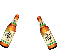 Cheers Toast Sticker by Apple Fox