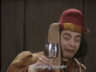 Giphy - Mr Bean Yes GIF