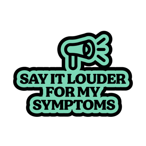 Chronic Illness Say It Louder Sticker by Drops App