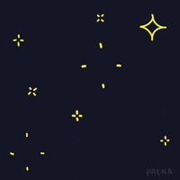 Star Celebrate GIF by haenaillust