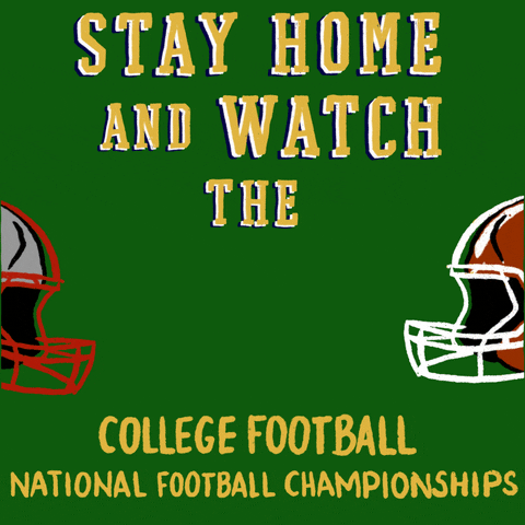 Stay Home College Football GIF by INTO ACTION