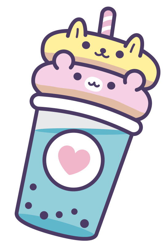 Bubble Tea Love Sticker by Israseyd for iOS & Android | GIPHY