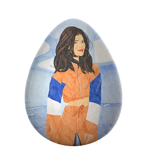 M1Ch Orange Fluo Sticker by 47street