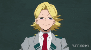 i cannot stop twinkling my hero academia GIF by Funimation