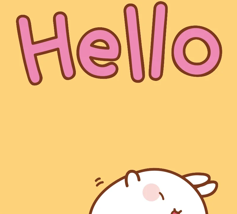 Hi Love Hello GIF by Molang