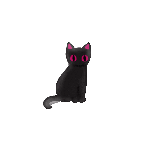 Cat Halloween Sticker