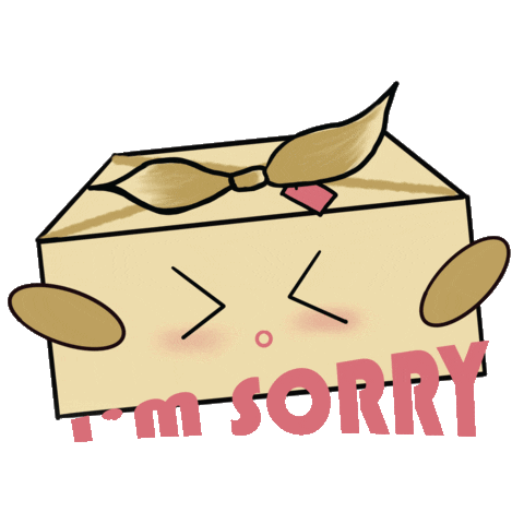 Sorry Alcove Sticker by Watabe Wedding SG