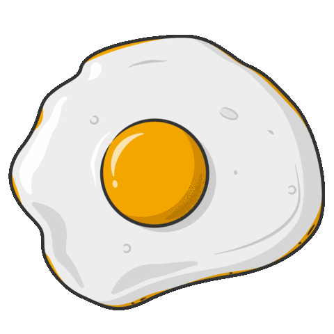 Frying Pan Egg Sticker