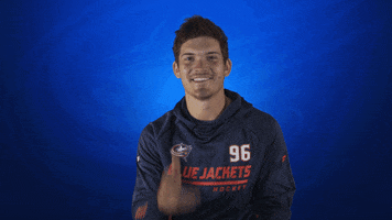 Pew Pew Thumbs Up GIF by Columbus Blue Jackets