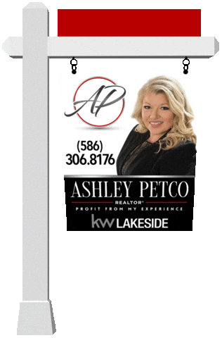 Real Estate Sign Sticker by KW Lakeside Realtor Ashley Petco