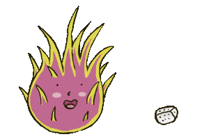 Dragon Fruit Sticker by cypru55