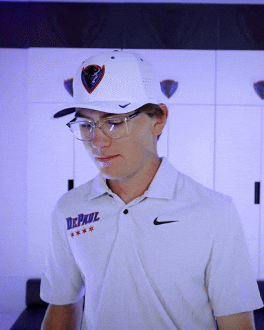 Depaul University Golf GIF by DePaul Blue Demons