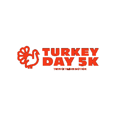 5K Turkey Trot Sticker by Twin Cities In Motion