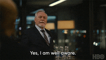 I Know Hbo GIF by SuccessionHBO