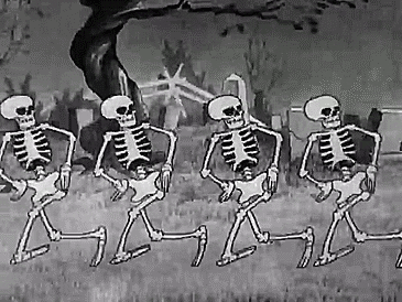 Black And White Halloween GIF - Find & Share on GIPHY