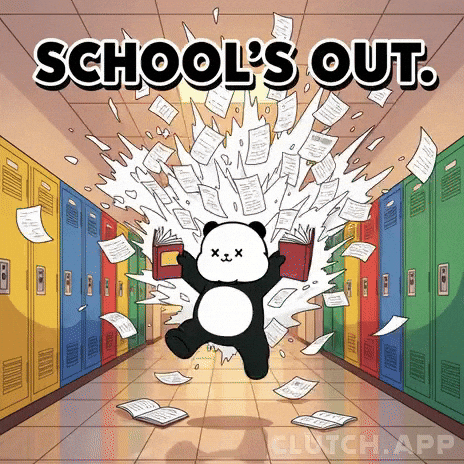 Student Life Panda GIF by Kanpai Pandas