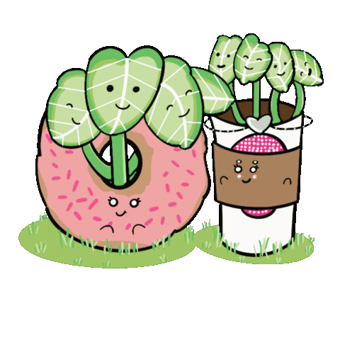 Plant Donut Tiana Paper Craft Co Sticker