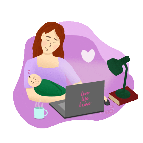 Teen Mum Sticker by A Brave Life