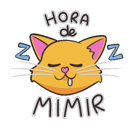 Sleepy Cat Sticker