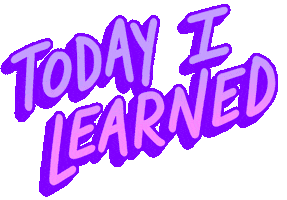 Learn The More You Know Sticker by megan lockhart