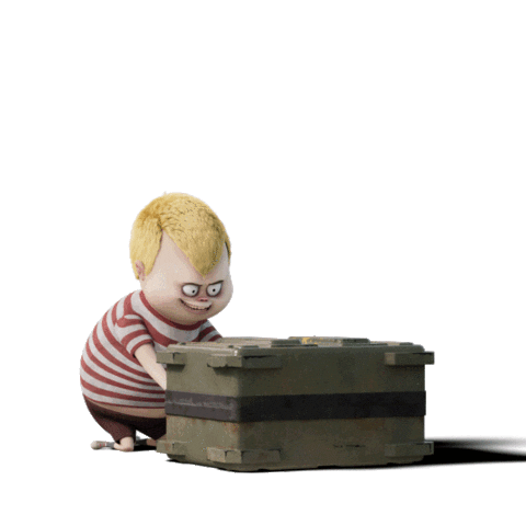 Looking Pugsley Addams Sticker by The Addams Family