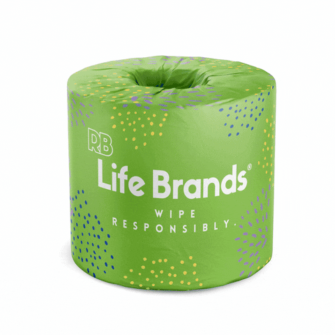 Toilet Paper Hypoallergenic GIF by RB Life Brands