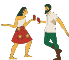 In Love Couple Sticker by KakawCo+