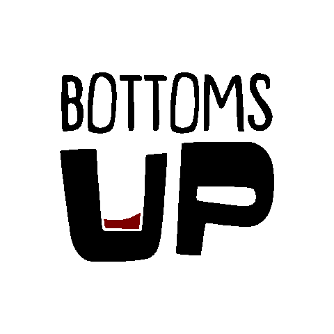 Bottoms Up Sticker by Afro Indies Entertainment