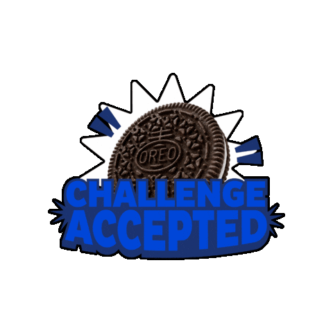 Challenge Accepted Sticker by OREO Bulgaria
