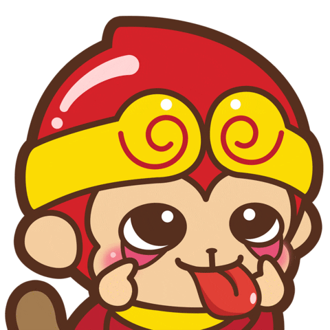 Monkey Smile Sticker
