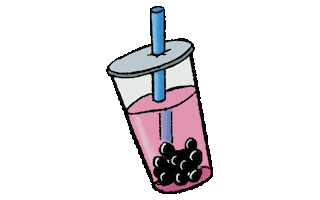 Bubble Tea Boba Sticker by Simon Kids