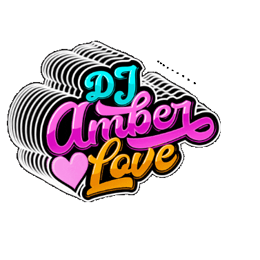 DJ Amber Love Sticker