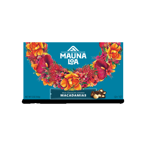 Flower Chocolate Sticker by Mauna Loa