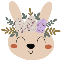 Bunny Easter Sticker by hebjuliamme