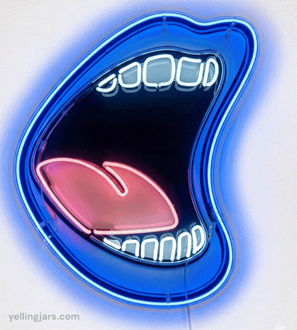 Mouth Yell GIF by Yelling Jars