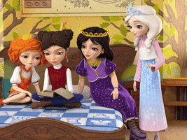 Girl Read GIF by Tsarevny