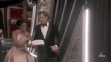 Brad Pitt Kiss GIF by The Academy Awards