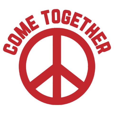 Peace Beatles Sticker by CAMP Collection