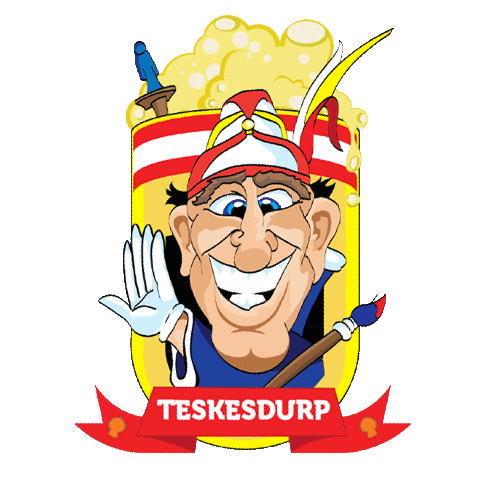 Teskesdurp Sticker
