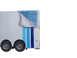 Trailer Transport Sticker by Moderna Textielservice