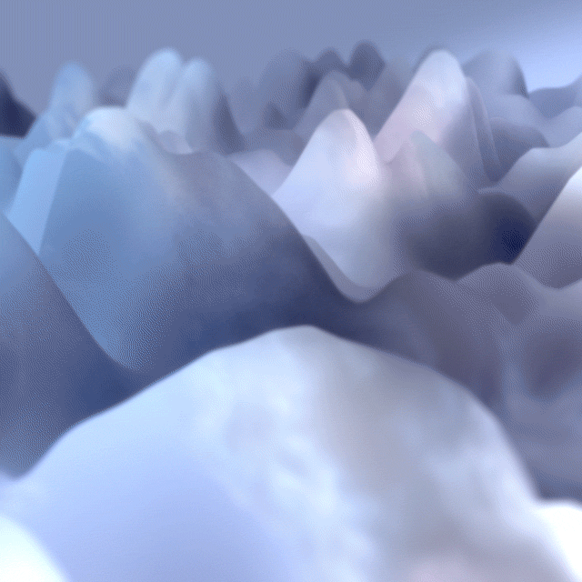 xponentialdesign loop blue white winter GIF
