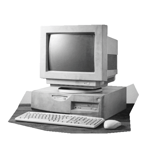 Vintage Pixel Sticker by Weder und Noch