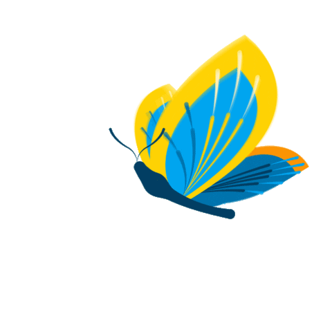 Butterfly Sticker by Reabilit