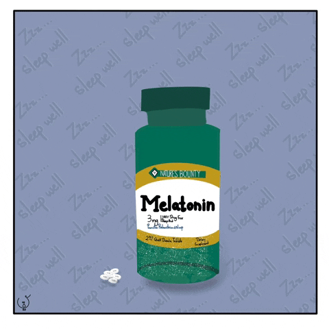 A_sudden_artist sleep pills melatonin GIF