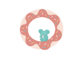 Art Donut Sticker