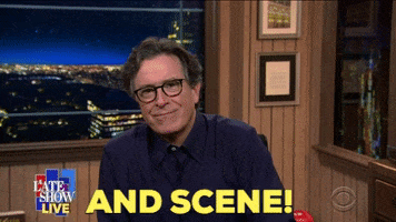 Stephen Colbert And Scene GIF by The Late Show With Stephen Colbert