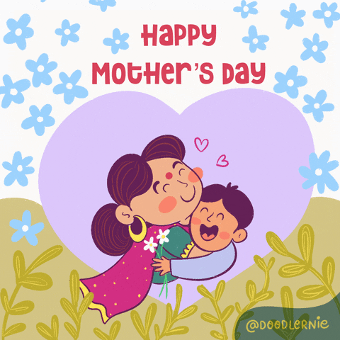 Mothers Day Love GIF by Doodlernie