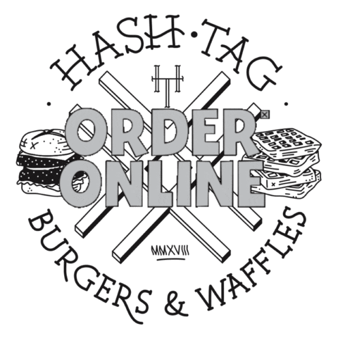 Orderonline Sticker by Hashtag Burgers and Waffles